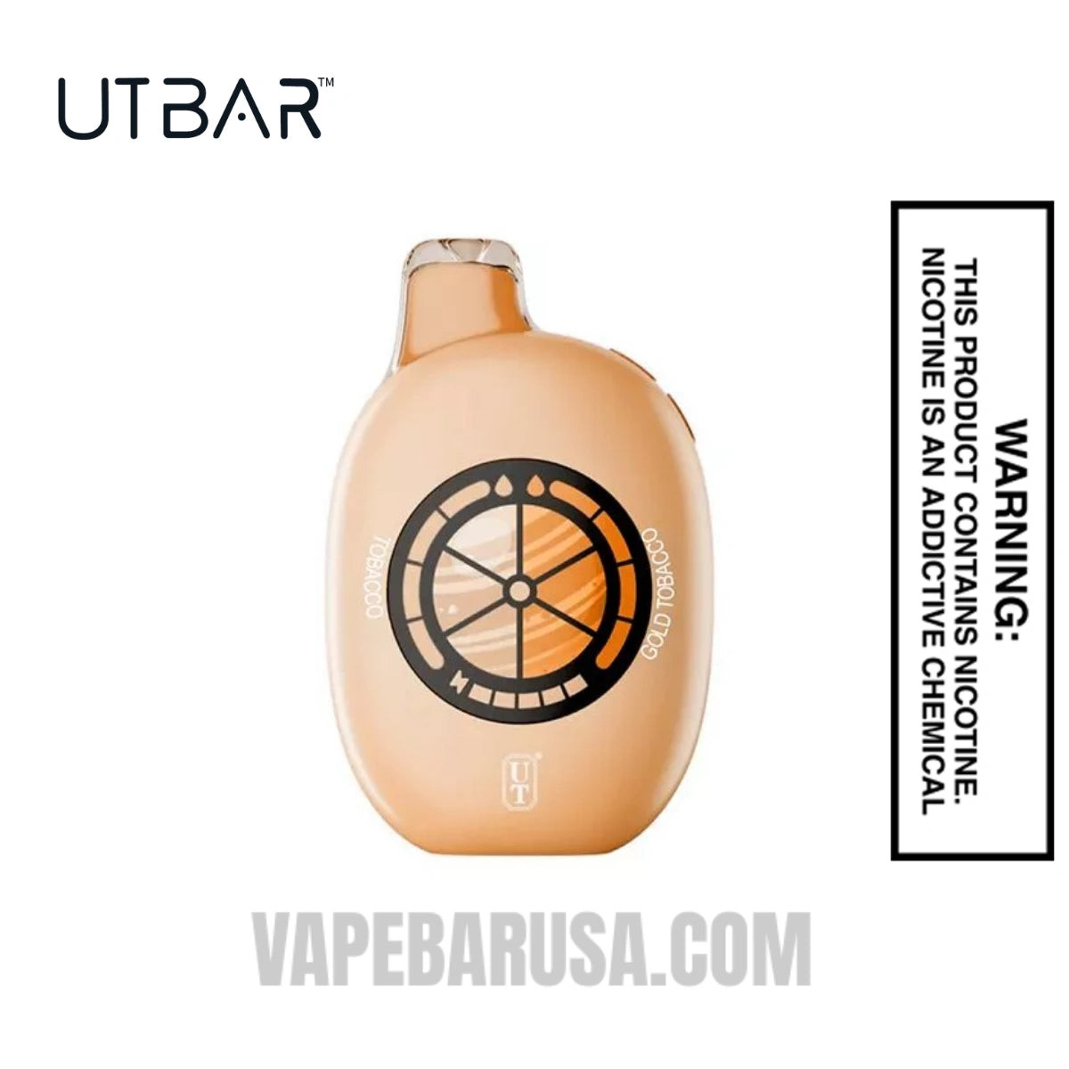 Tobacco/Gold Tobacco Flum UT Bar 50K Disposable Vape