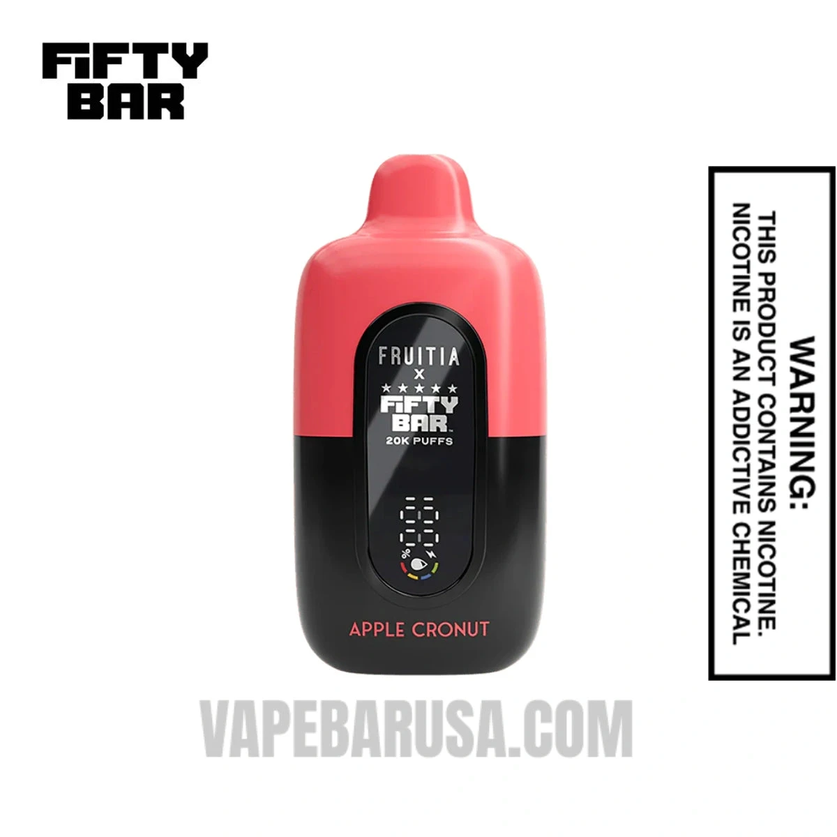 Apple Cronut Fruitia X Fifty Bar 20K Disposable Vape