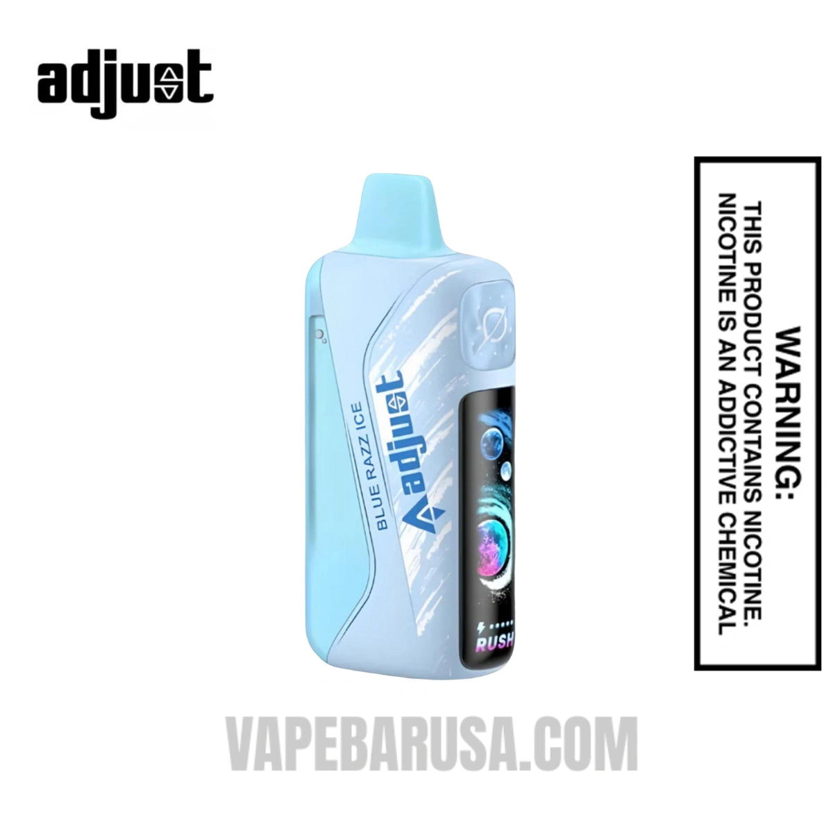 Blue Razz Ice Adjust MyRusher 40K Disposable Vape