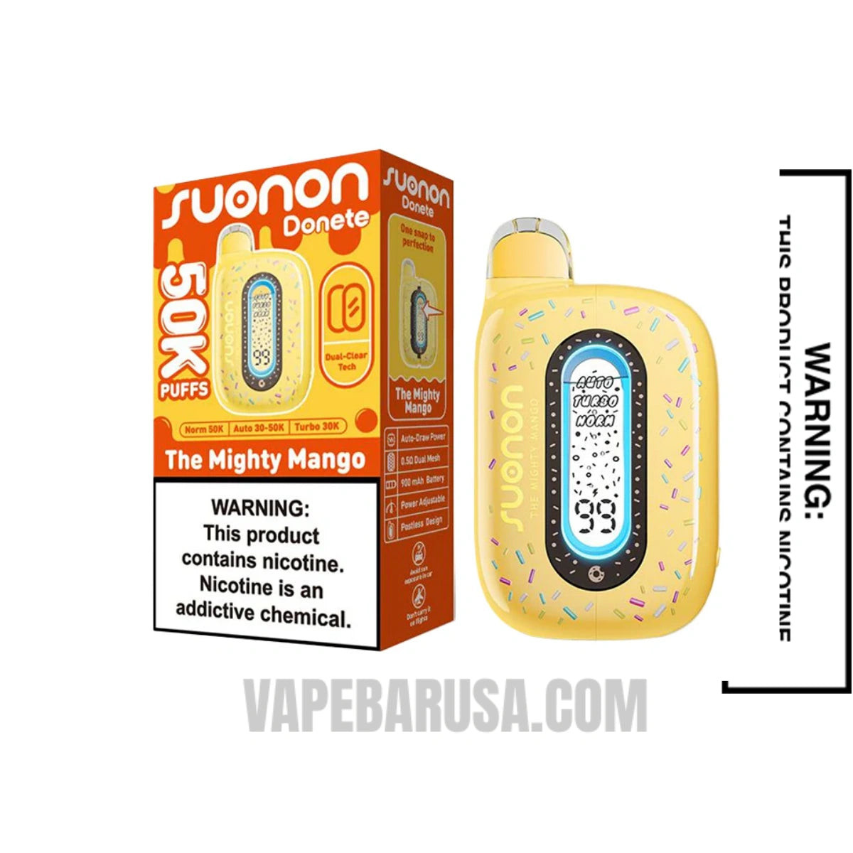 The Mighty Mango Suonon Donete 50k Disposable Vape With Package Box
