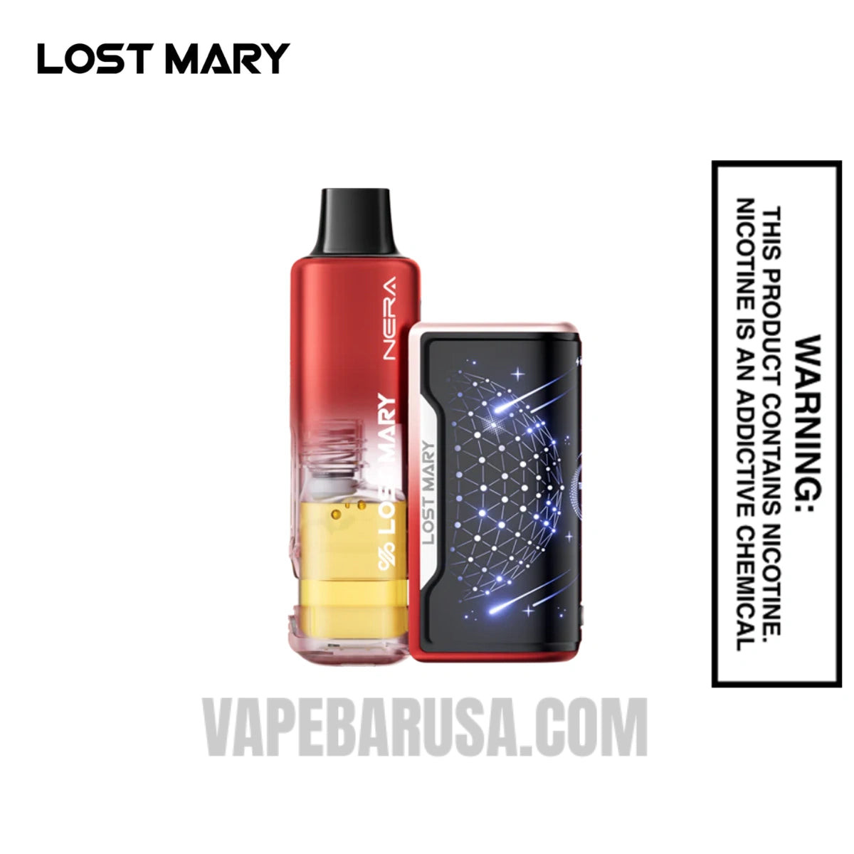 Pomegranate Blast Lost Mary Nera Fullview 70K Disposable Kit