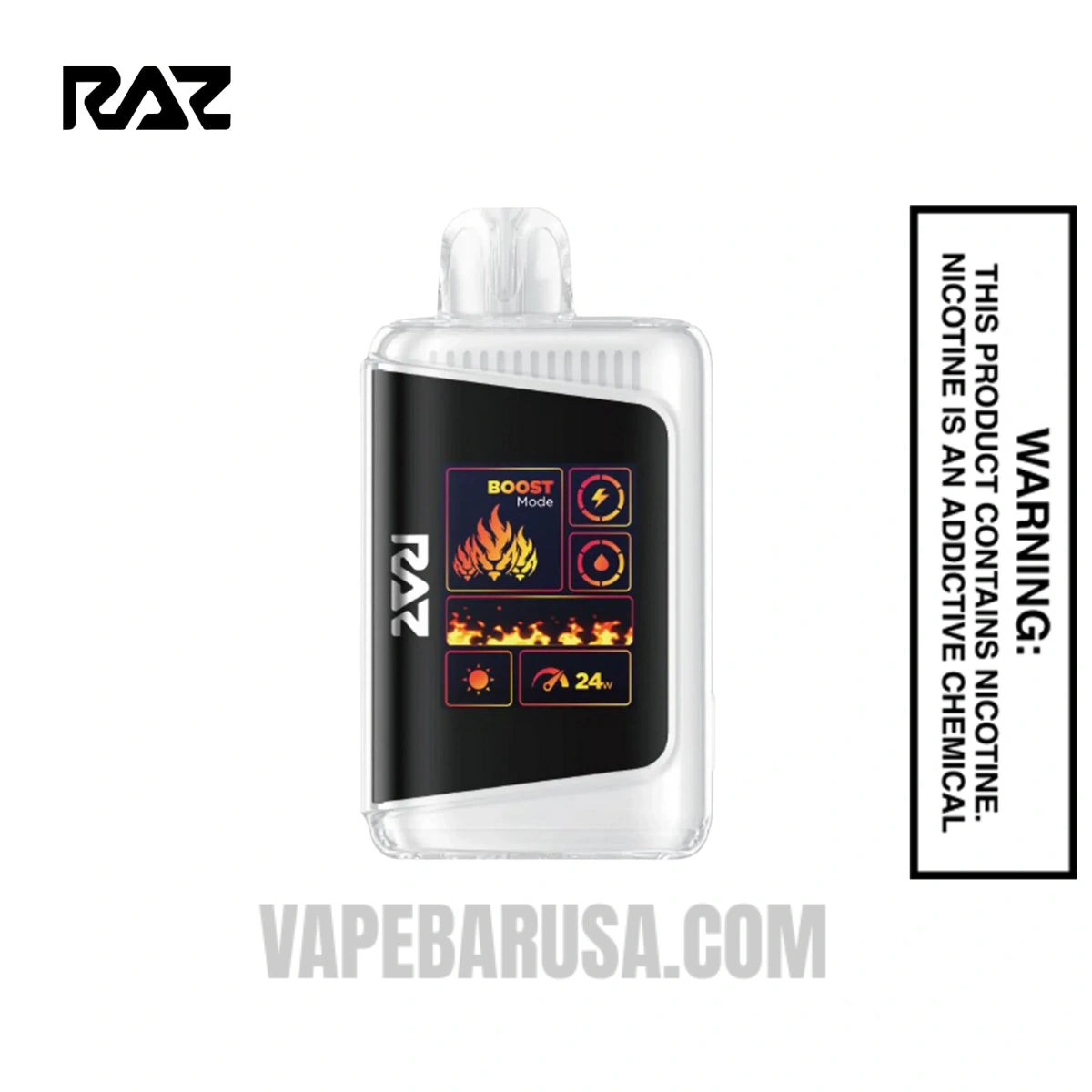 Clear Sapphire RAZ DC25000 Disposable Vape