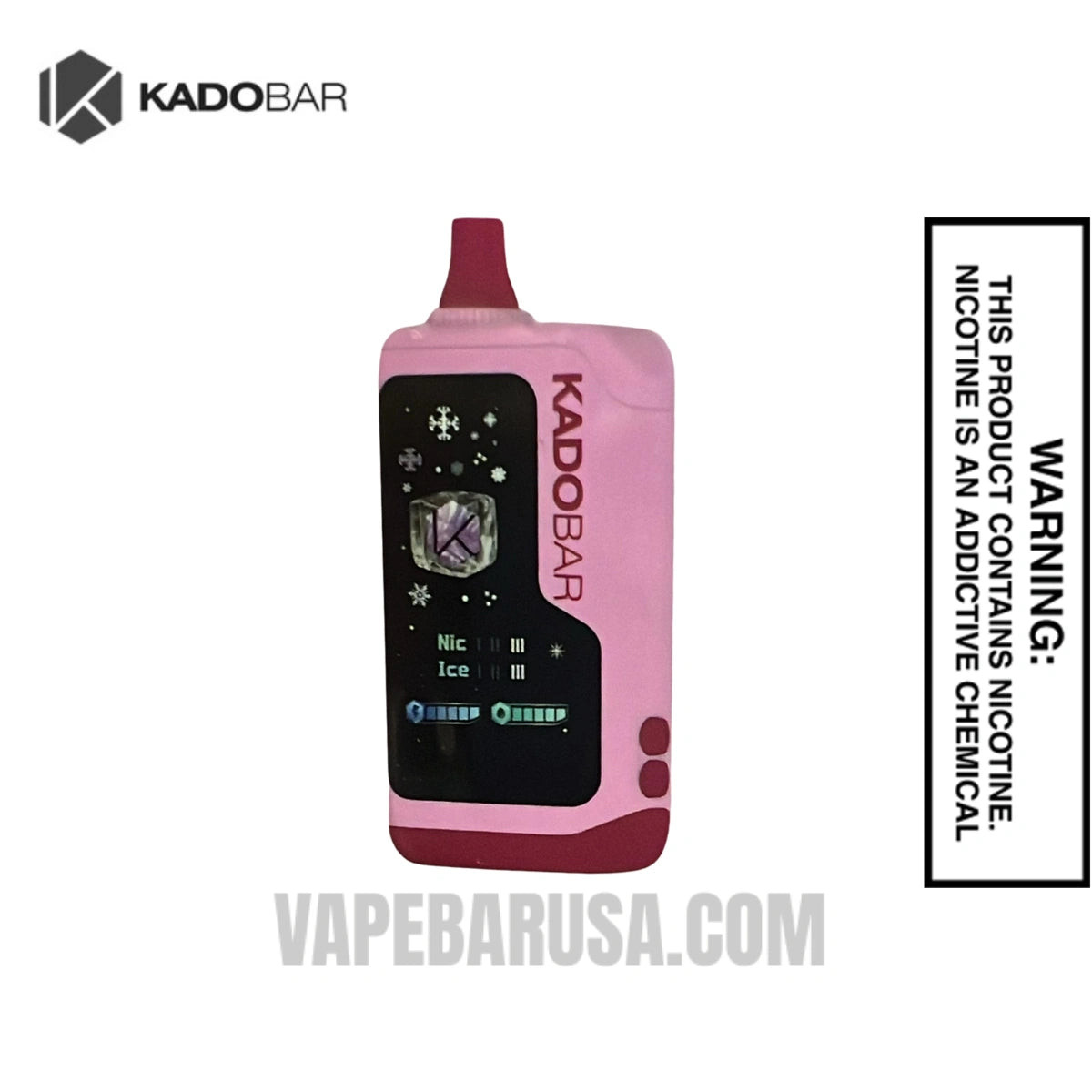 Iced Blackberry Pop Kado Bar NI40000 Ice-Nic Control Disposable Vape