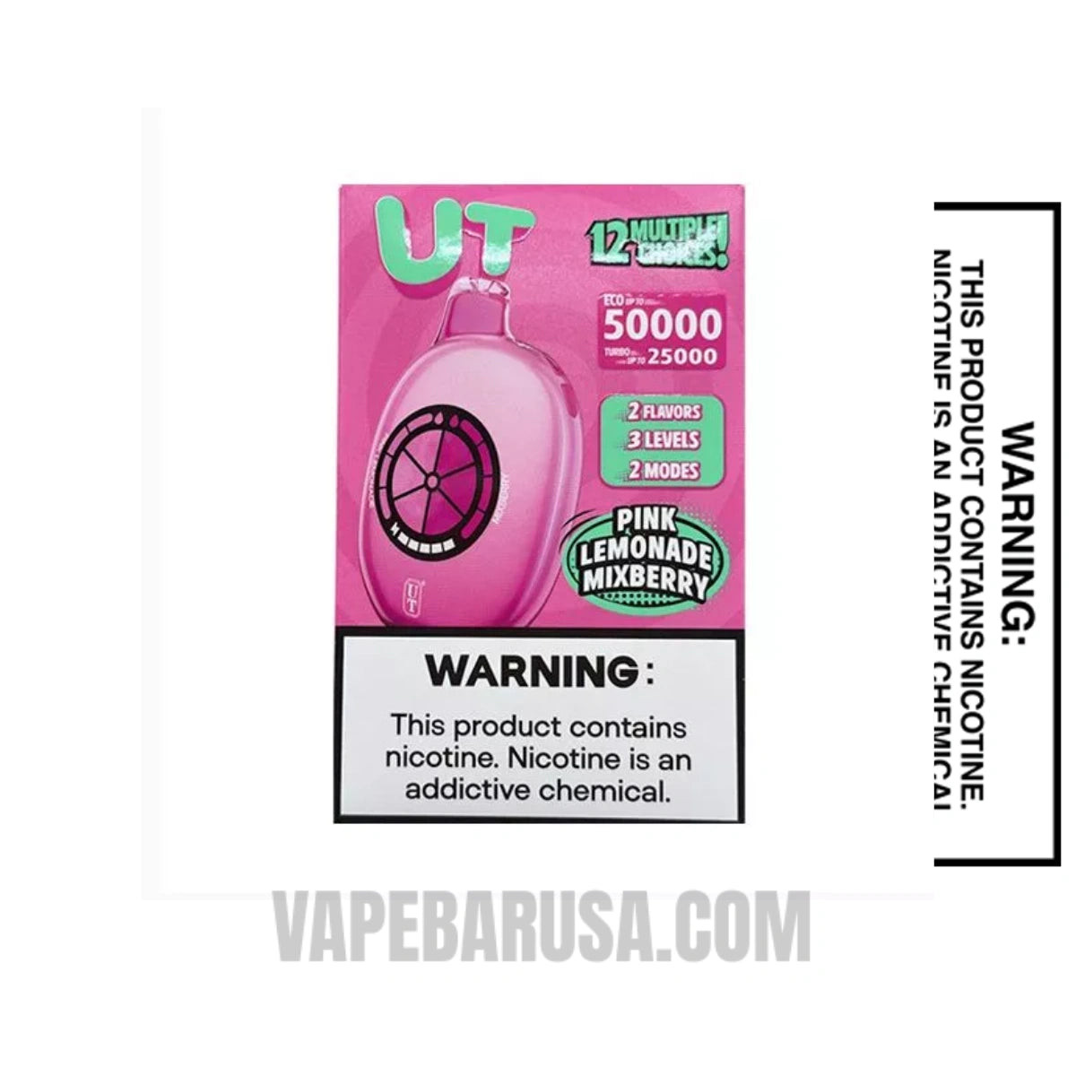 Pink Lemonade/Mix Berry Flum UT Bar 50K Disposable Vape With Package Box