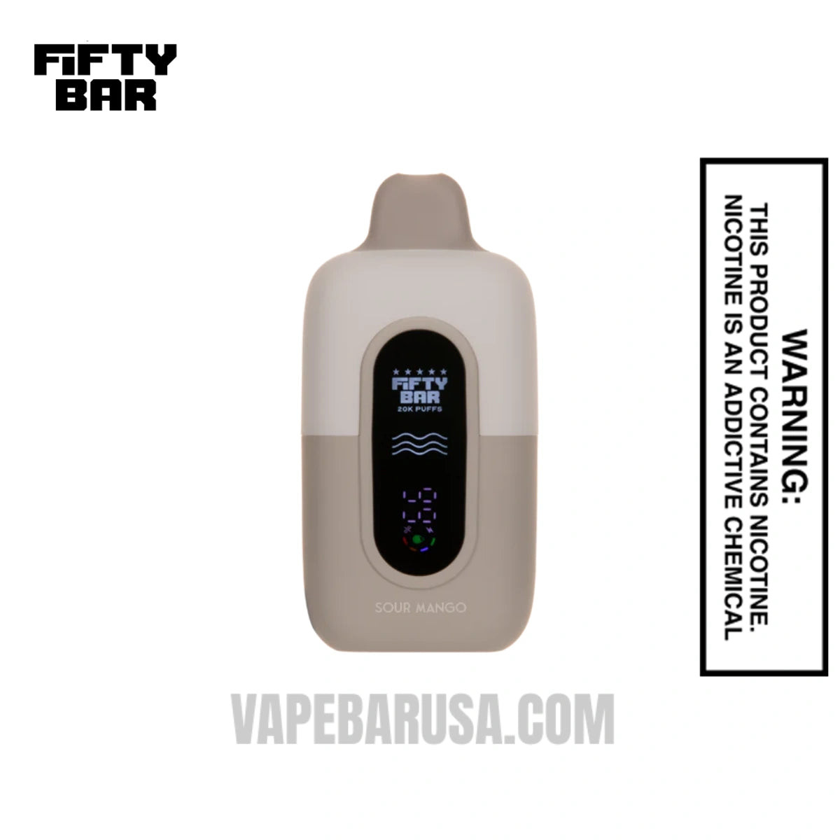 Sour Mango Fifty Bar 20K Texas Edition Disposable Vape