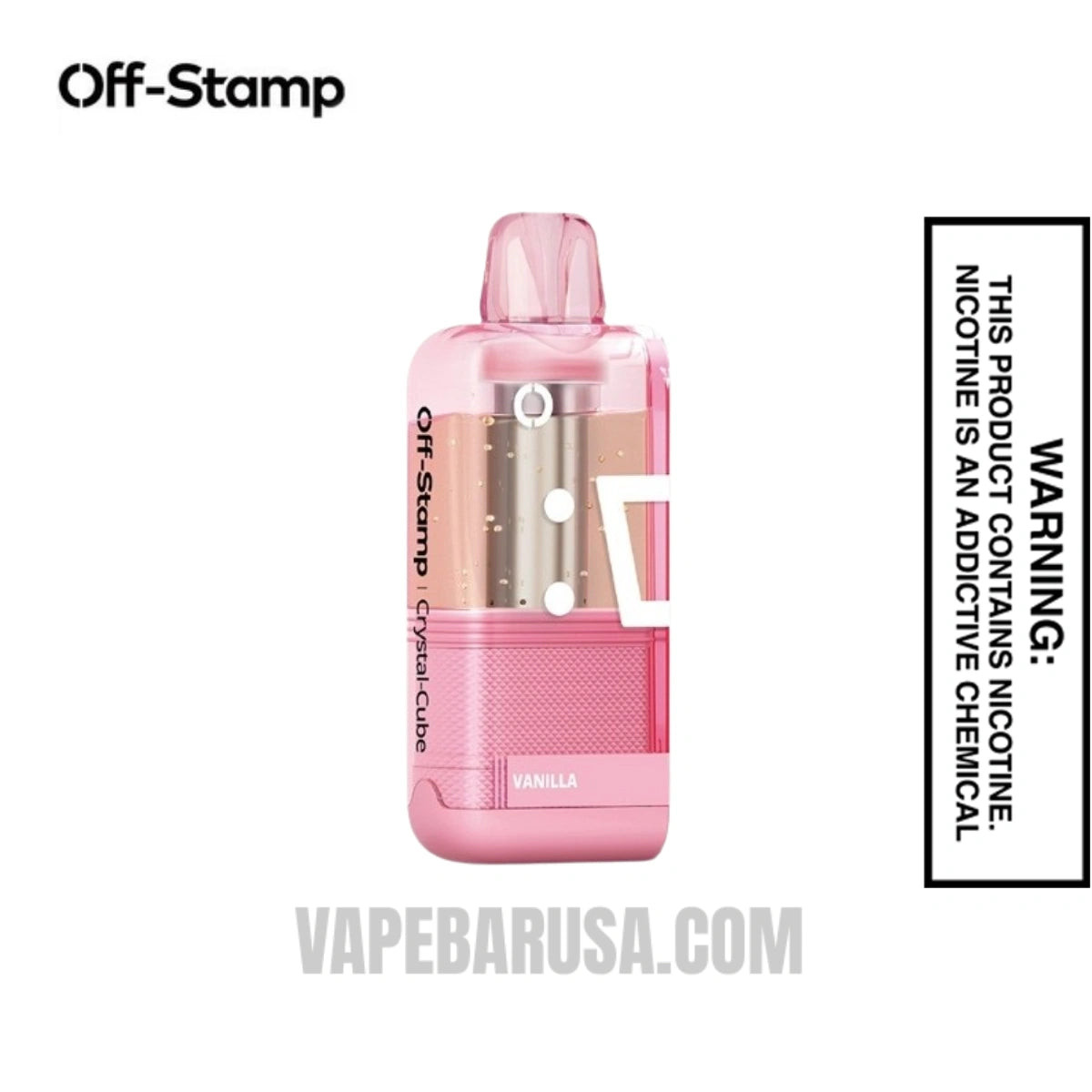 Vanilla Off Stamp X Cube Crystal Cube 35K Vape Pod