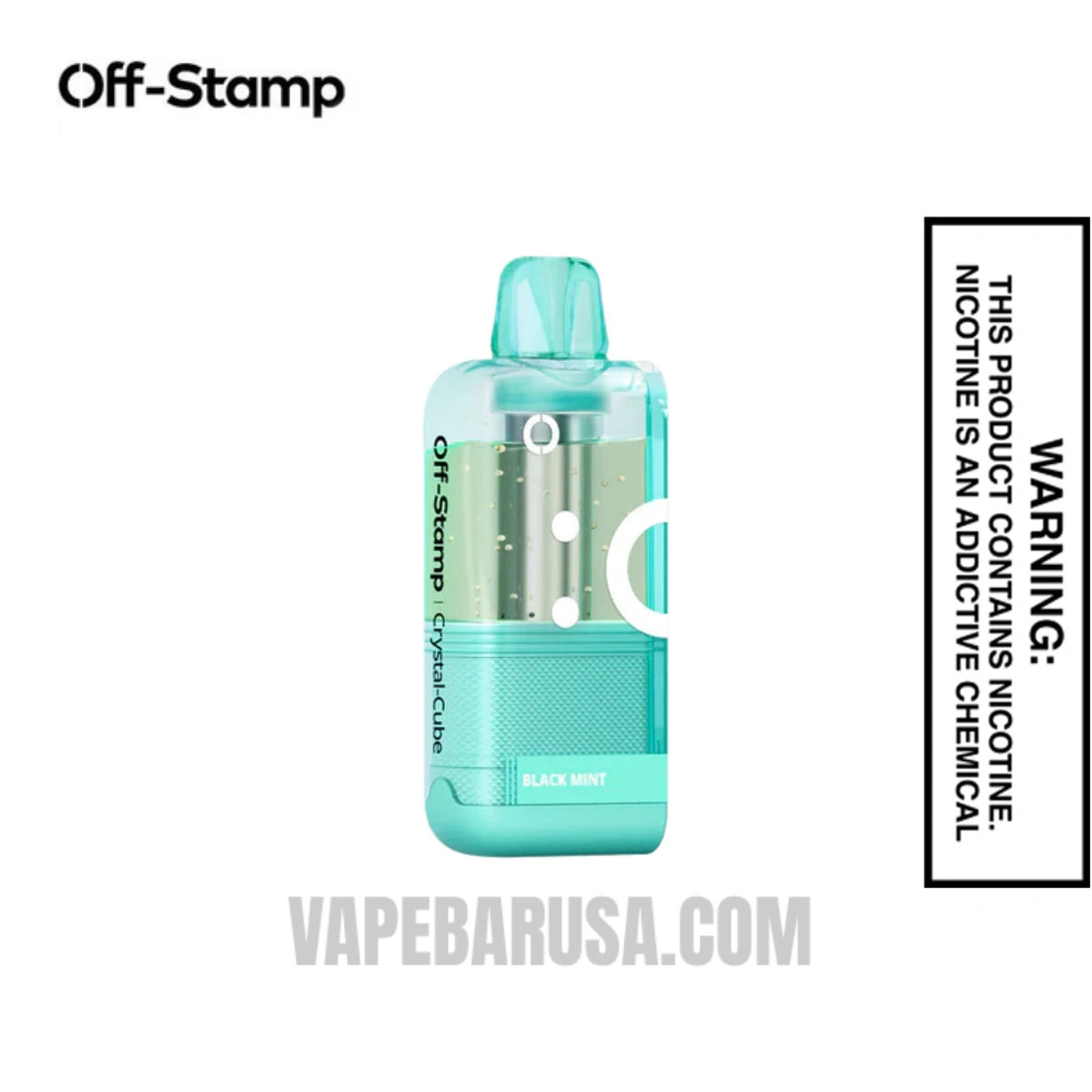 Black Mint Off Stamp X Cube Crystal Cube 35K Vape Pod