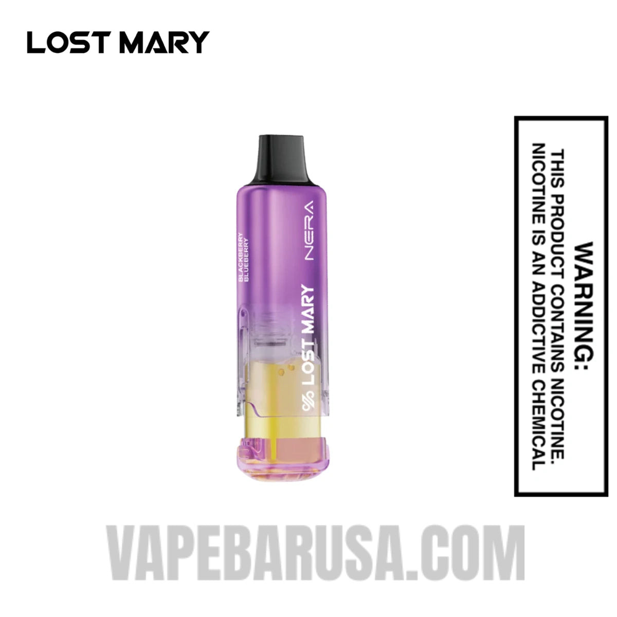 Blackberry Blueberry Lost Mary Nera Fullview 70K Disposable Vape Pod