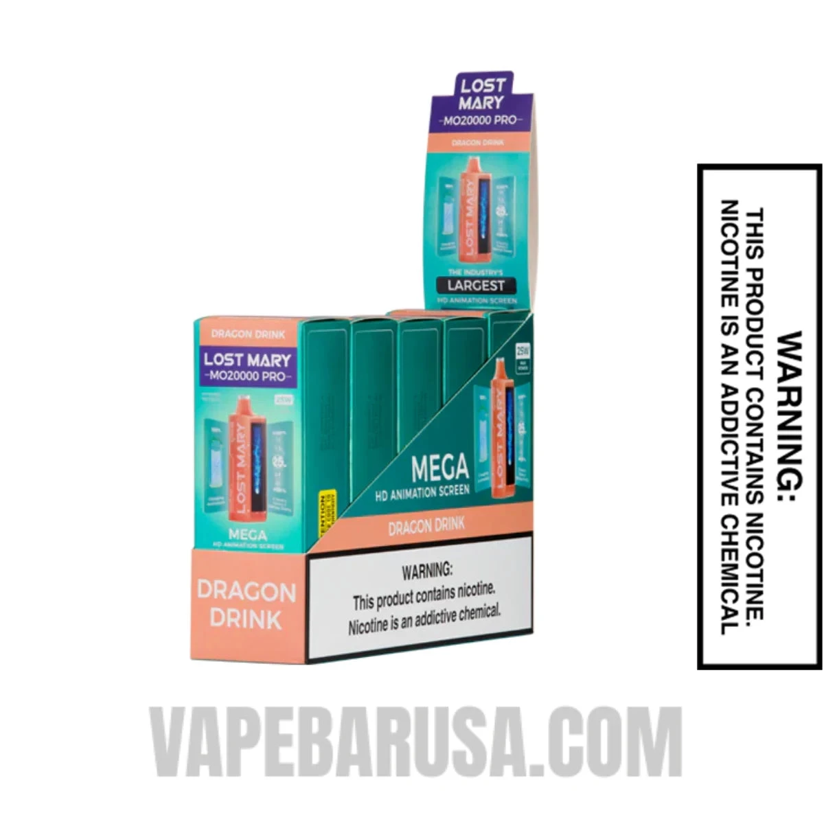 Dragon Drink Lost Mary MO20000 Disposable Vape With bundle box