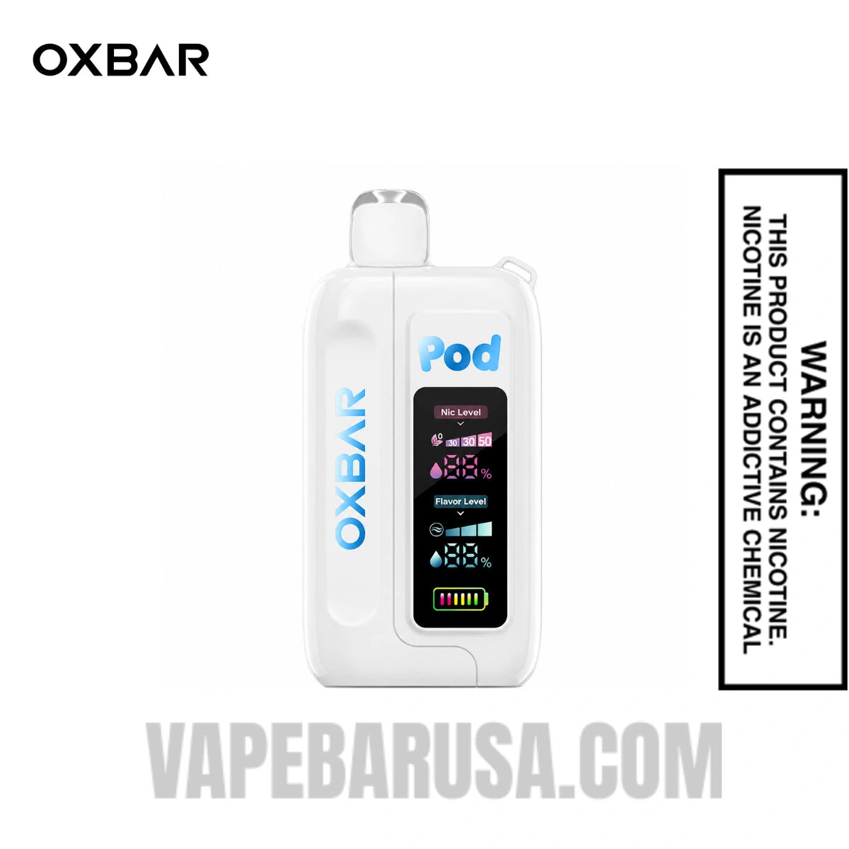 Blue Razz Lolly OXBAR X Pod Juice Nic-Switch 35K Disposable Vape