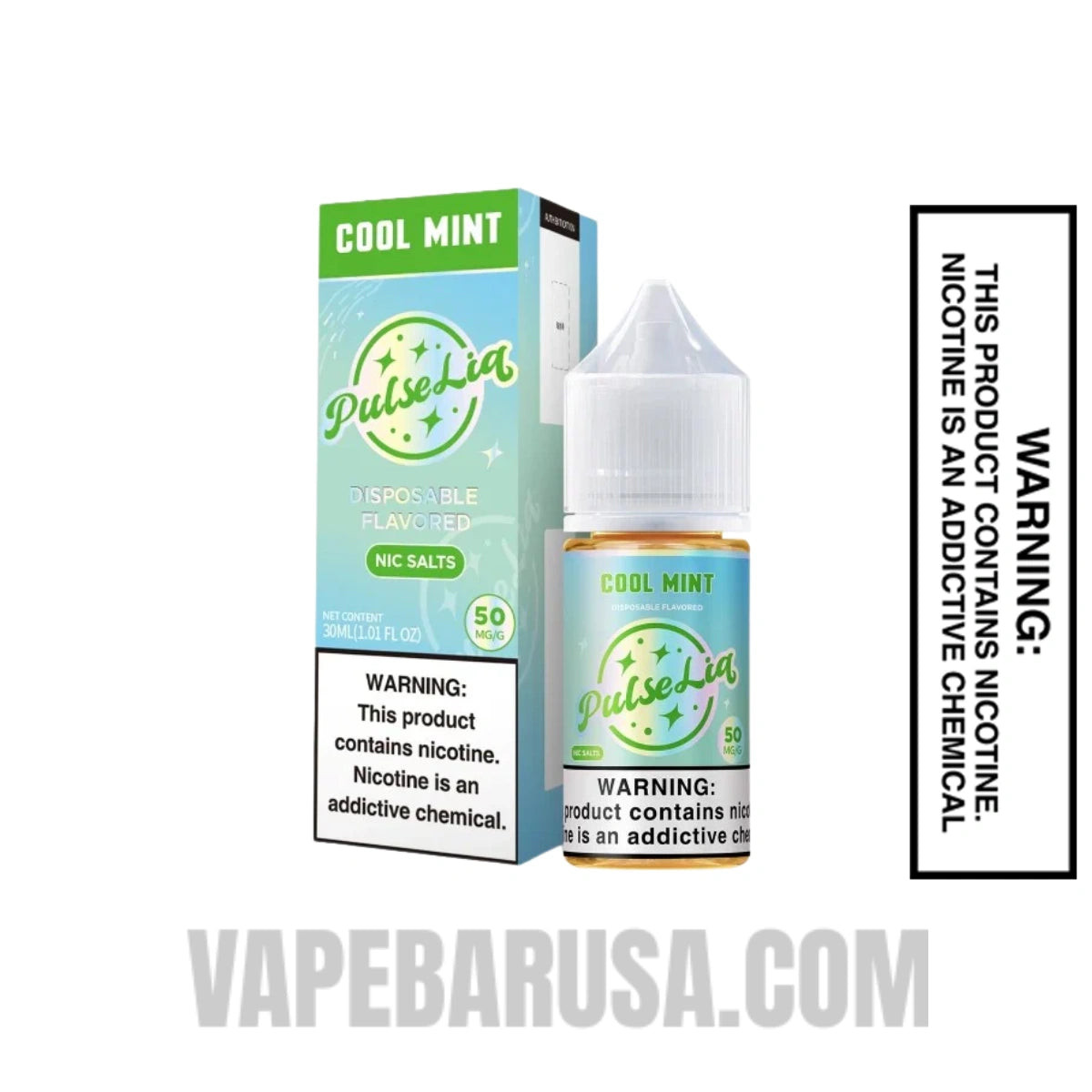 Cool Mint Pulse Liq Salt Nic 30ML  With Package Box
