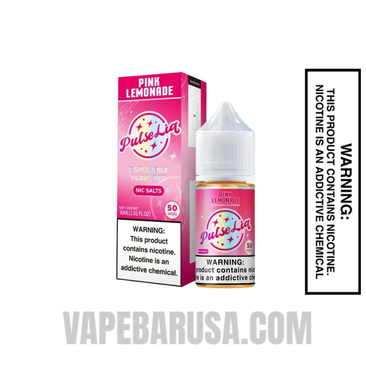 Pink Lemonade Pulse Liq Salt Nic 30ML With Package Box