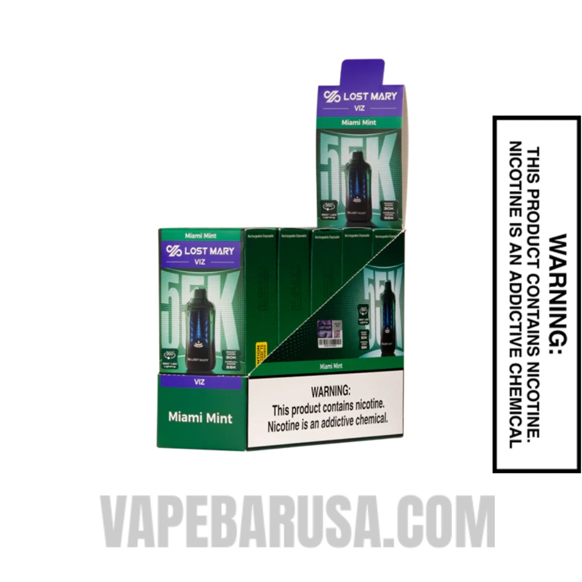 Miami Mint Lost Mary VIZ 55K Disposable Vape With Bundle Pack
