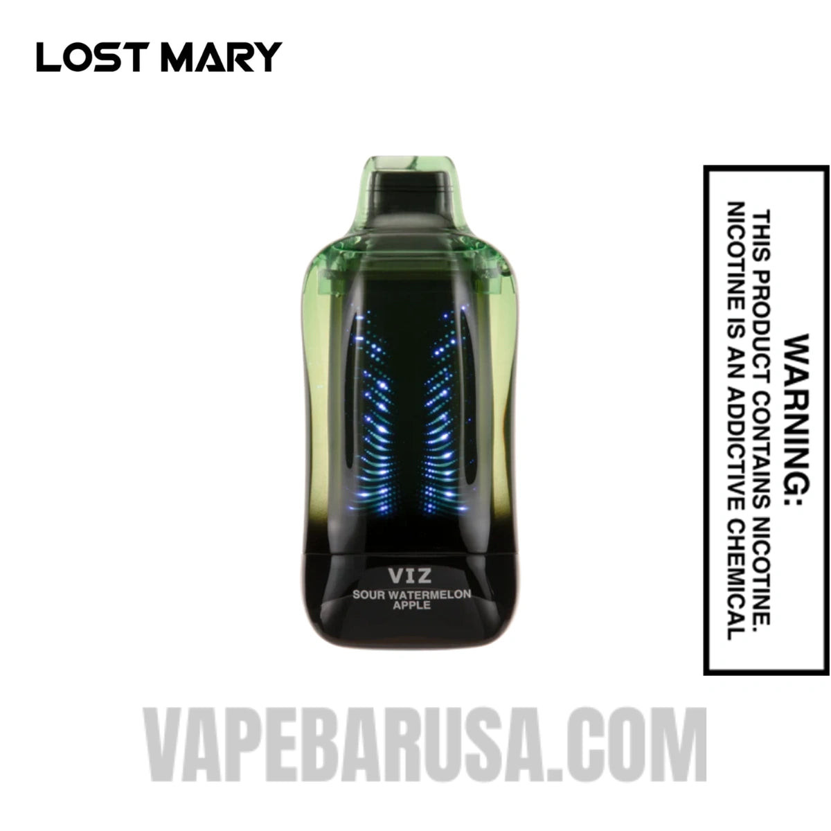 Sour Watermelon Apple Lost Mary VIZ 55K Disposable Vape