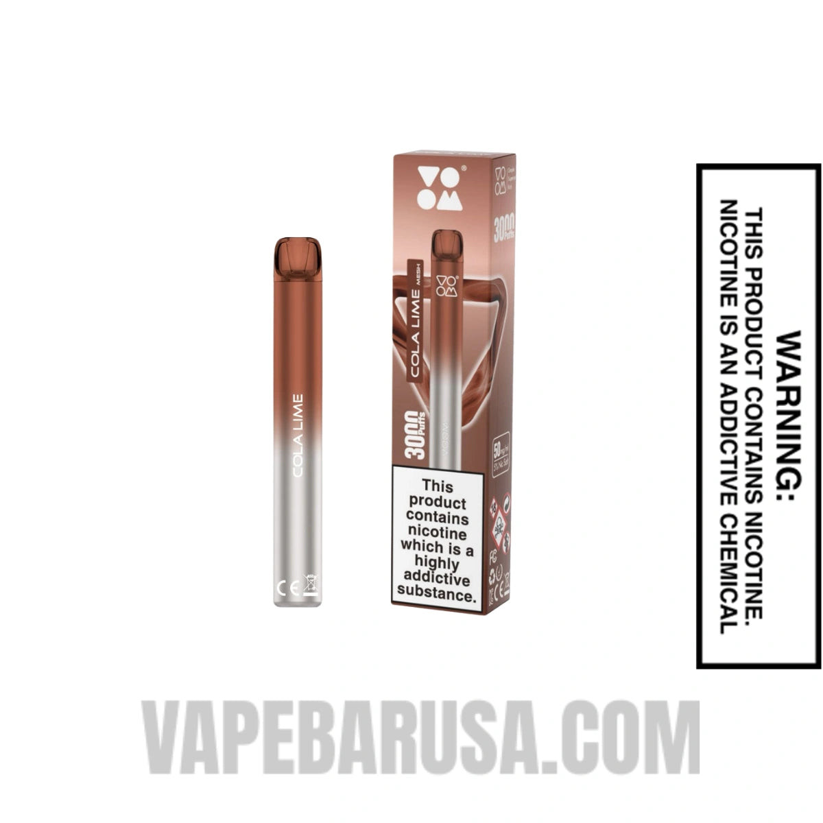 Cola Lime Voom Mesh 3000 Puffs Disposable Vape