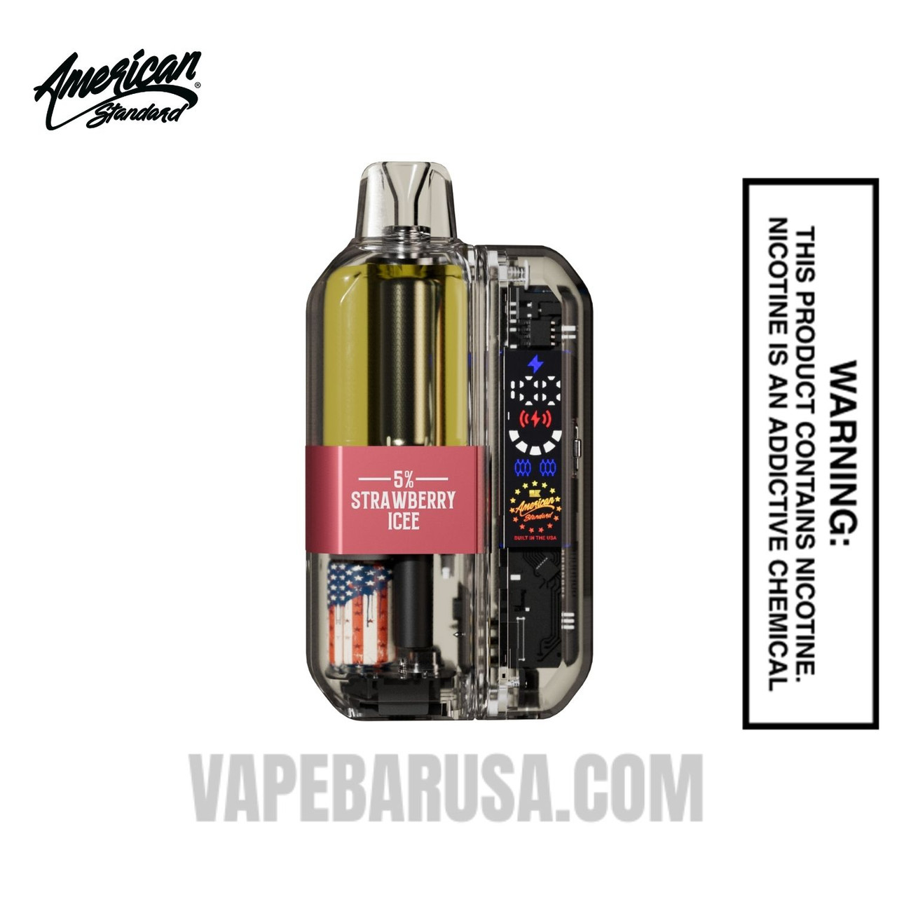 Strawberry Ice American Standard 50K Disposable Vape Kit
