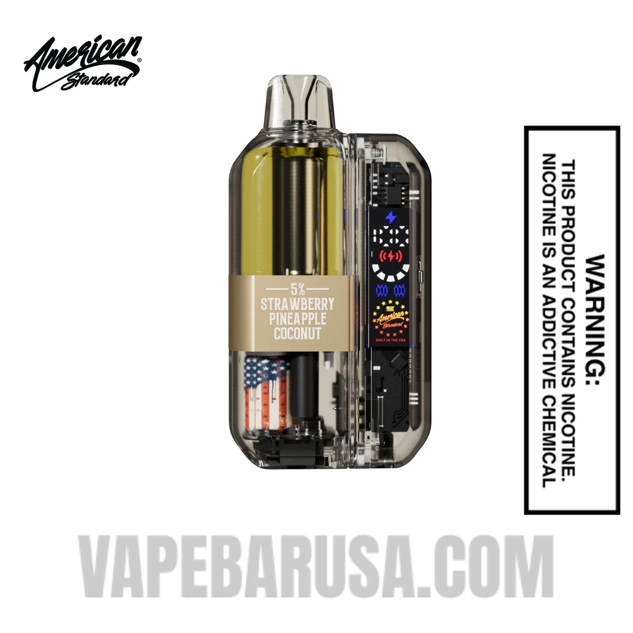 Strawberry Pineapple Coconut American Standard 50K Disposable Vape Kit