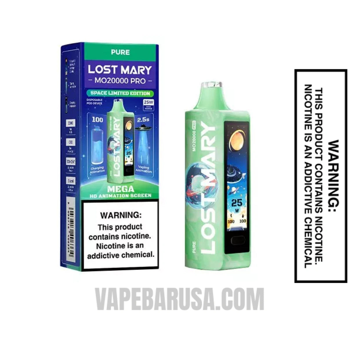 Pure Lost Mary MO20000 Disposable Vape With Package Box