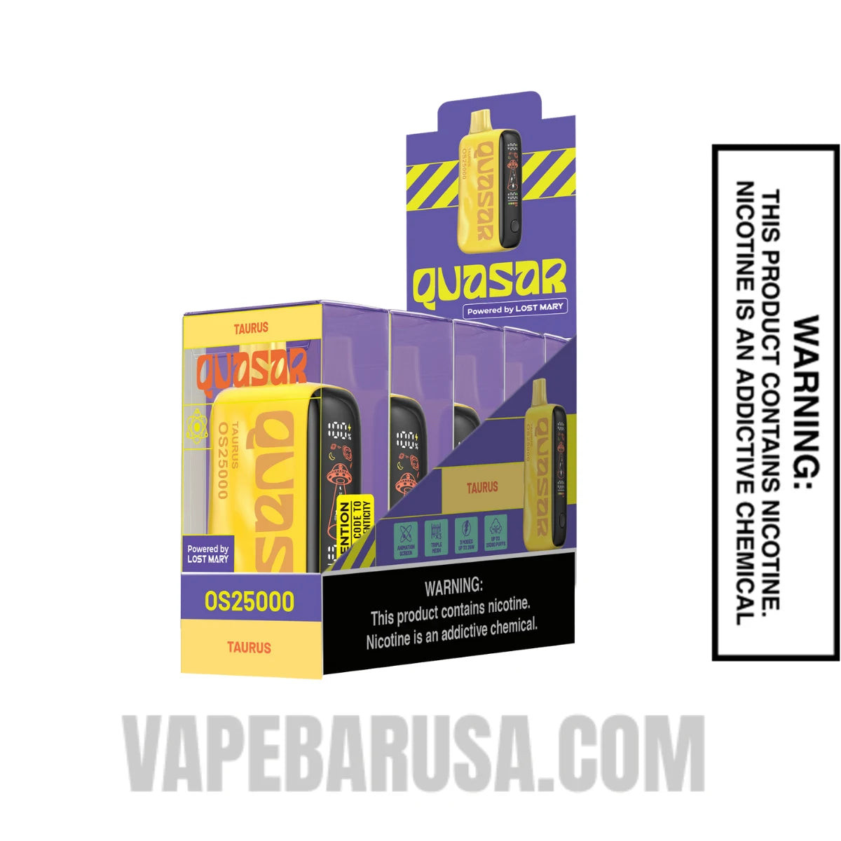 Taurus Lost Mary Quasar OS25000 Disposable Vape With Bundle Pack