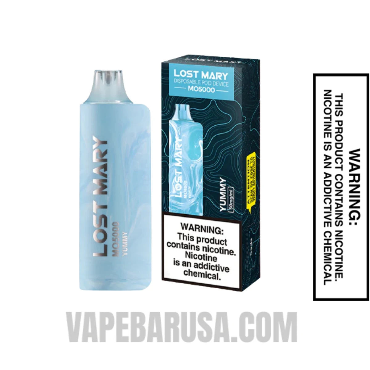 Yummy Lost Mary MO5000 Disposable Vape With Package Box
