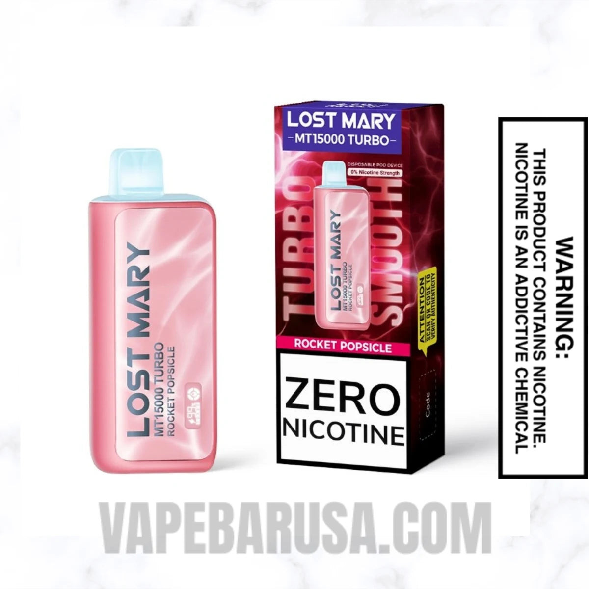 Rocket Pop Lost Mary MT15000 Turbo Vape With Package Box