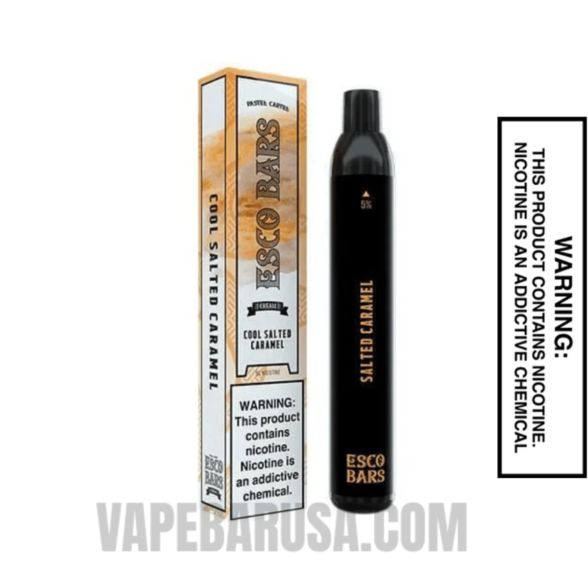 Salted Caramel Esco Bars 2500 Puffs Disposable Vape