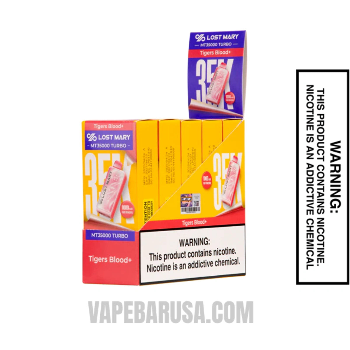 Tigers Blood Lost Mary MT35000 Disposable Vape With Bundle Pack