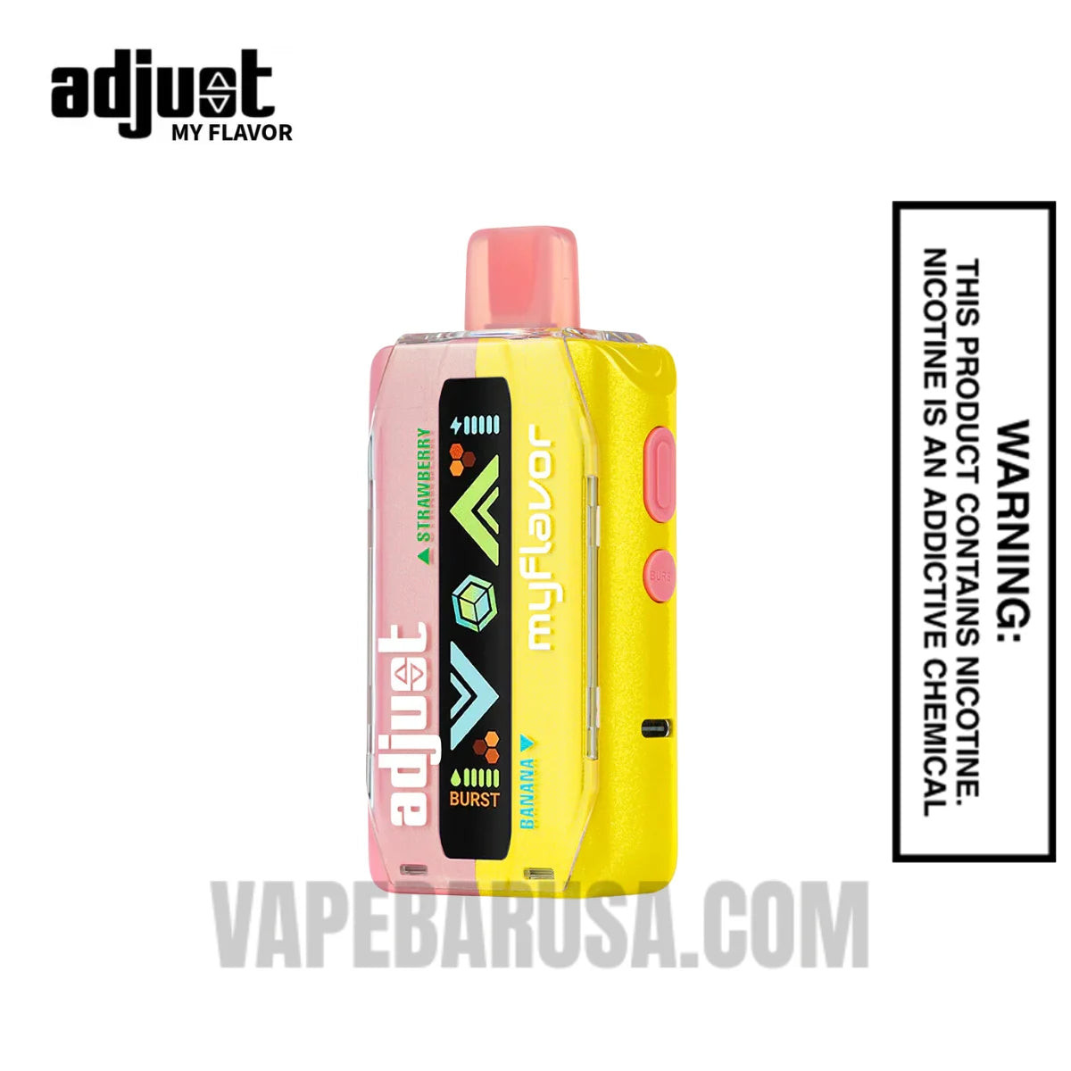 Strawberry Banana Adjust MyFlavor 40K Disposable Vape