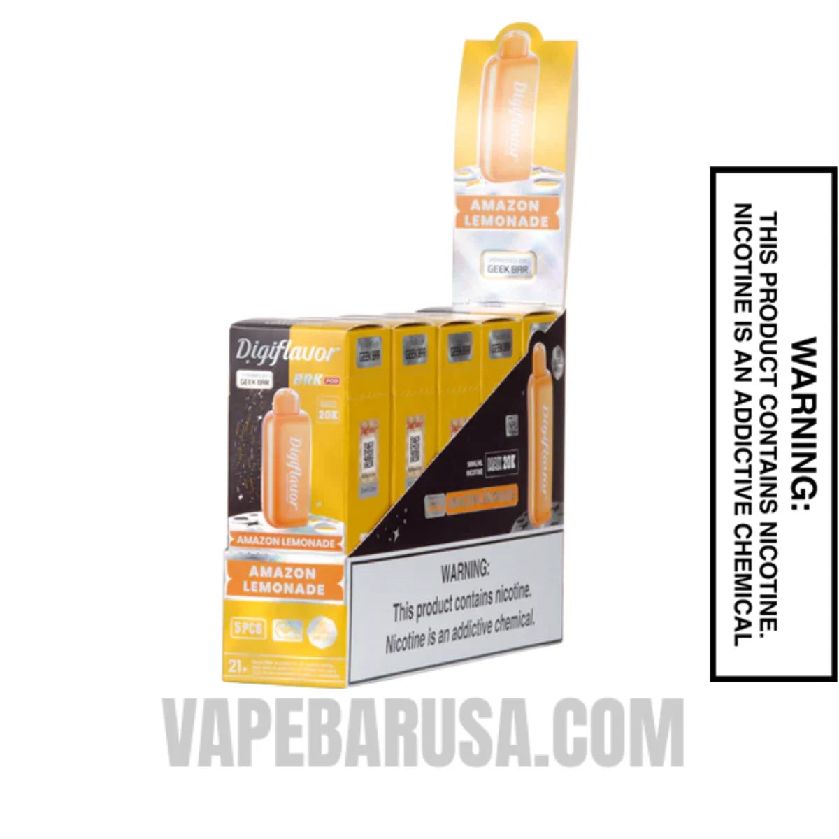 Amazon Lemonade Digiflavor BRK 20K Disposable POD With Bundle Pack