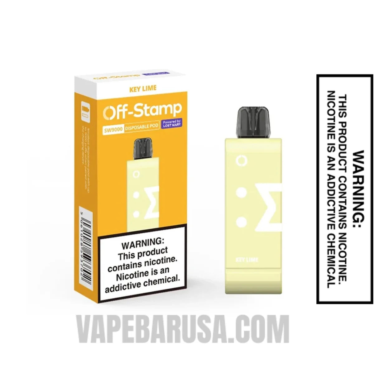 Key Lime Off Stamp SW9000 Disposable Pod With Package Box
