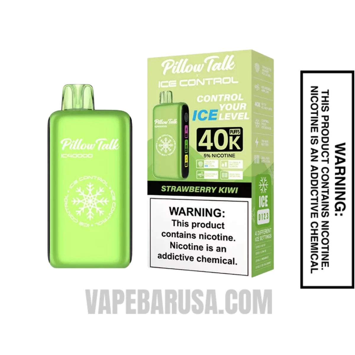 Strawberry Kiwi Pillow Talk IC40000 Disposable Vape With Package Box