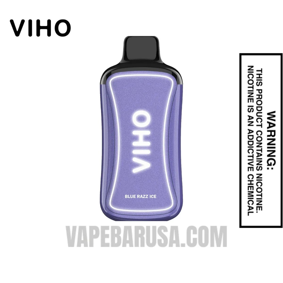 Blue Razz Ice VIHO Supercharge Zero nicotine Disposable Vape