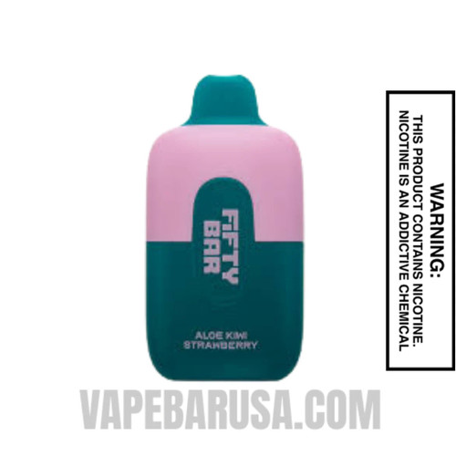 Aloe Kiwi Strawberry Fifty Bar Disposable Vape 6500 Puffs
