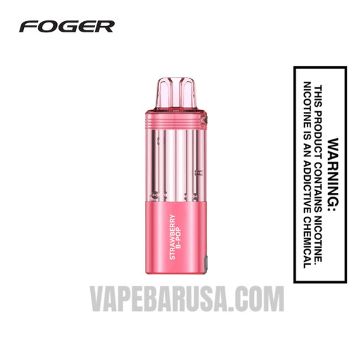 Strawberry B-POP Foger Switch Pro 30K Disposable Pod