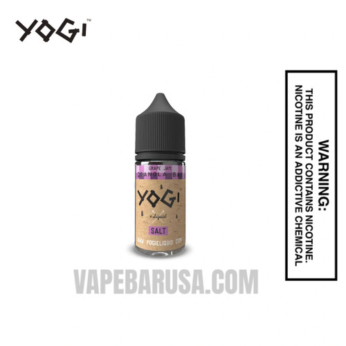 Grape Jam Granola Bar Yogi Salt Nic Vape Juice 30 ML