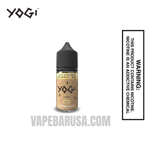 Peanut Butter Banana Granola Bar Yogi Salt Nic Vape Juice 30 ML