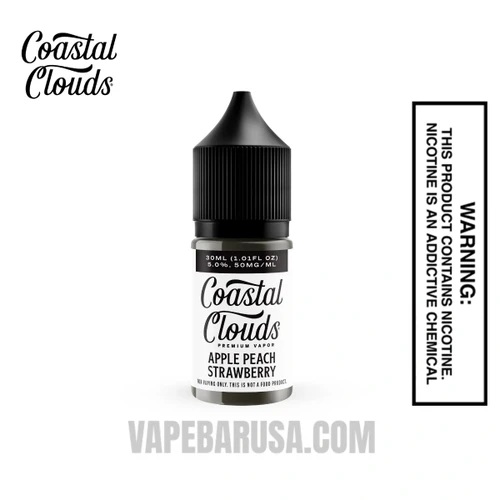 Apple Peach Strawberry Salt Coastal Clouds Salt Nic 30 ML