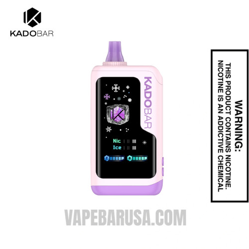 Strawberry Cream Snow Cone Kado Bar NI40K Ice-Nic Control Disposable Vape