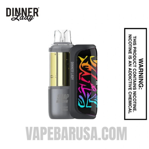 Clear Dinner Lady Snap Pro 35K Disposable Vape Kit