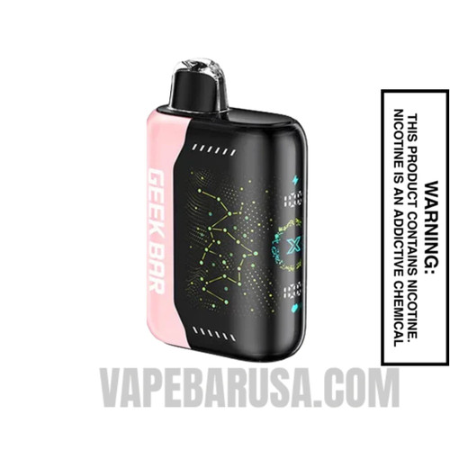Strawberry B-Pop Geek Bar Pulse X Zero Nicotine Disposable Vape