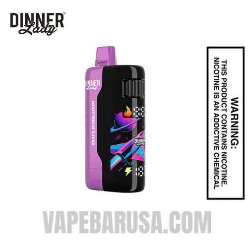 Grape Bubblegum Dinner Lady Galax 60K Disposable Vape