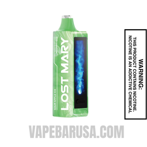 Sour Apple Ice Lost Mary MO20000 Disposable Vape