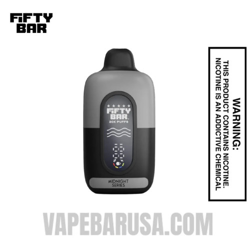 Iced Strawberry Pear Fifty Bar 20K Midnight Series Disposable Vape