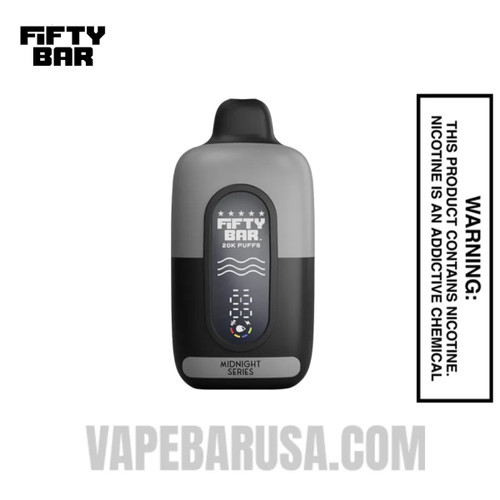 Sour Strawberry Melon Fifty Bar 20K Midnight Series Disposable Vape