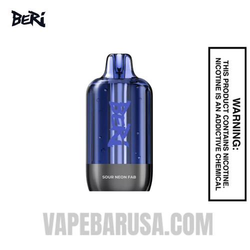 Sour Neon Fab Beri Cliq 50K Disposable Vape Pod
