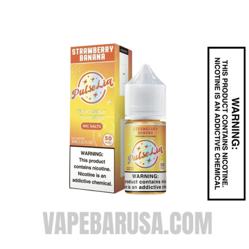 Strawberry Banana Pulse Liq Salt Nic 30ML With Package Box