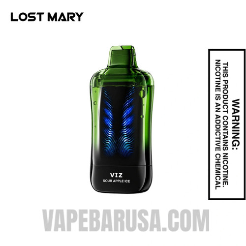 Sour Apple Ice Lost Mary VIZ 55K Disposable Vape