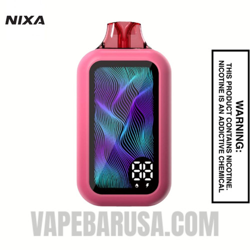 White Peach Raspberry Nixa Bar 50K Disposable Vape