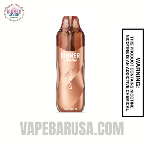 Juicy Peach Ice Dinner Lady LYXA 30K Disposable Vape