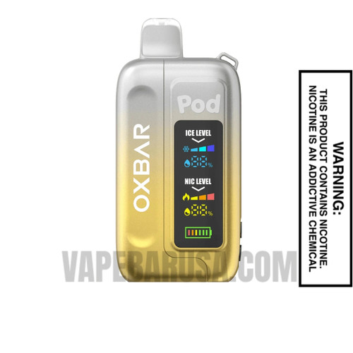 White Gummy Watermelon OXBAR Ice-Nic Control Disposable Vape